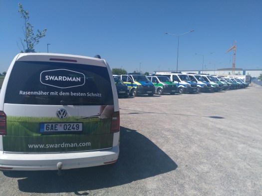 Předání sekaček proběhlo pod přísným dohledem německé policie. V Německu již pochopili, jaký máme klenot...